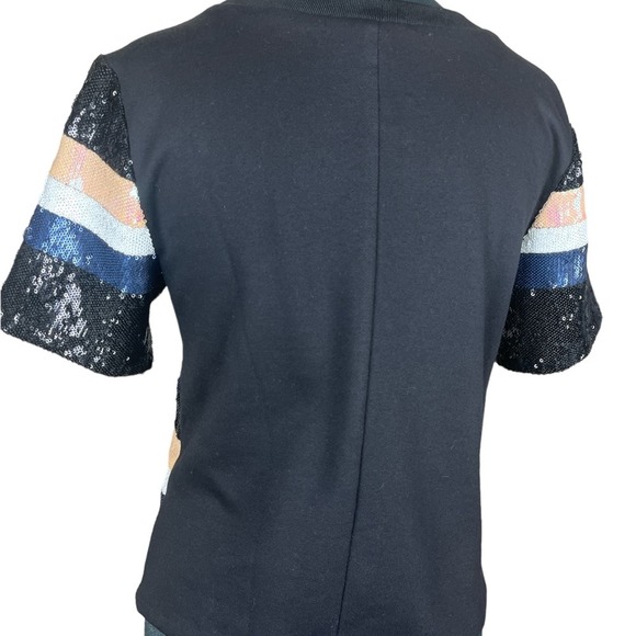 Striped sequin front top - Picture 4 of 5